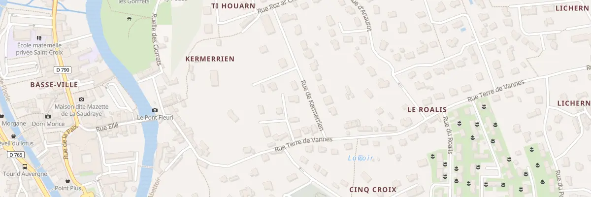 Plan du 5 Rue de Kermerrien à Quimperlé