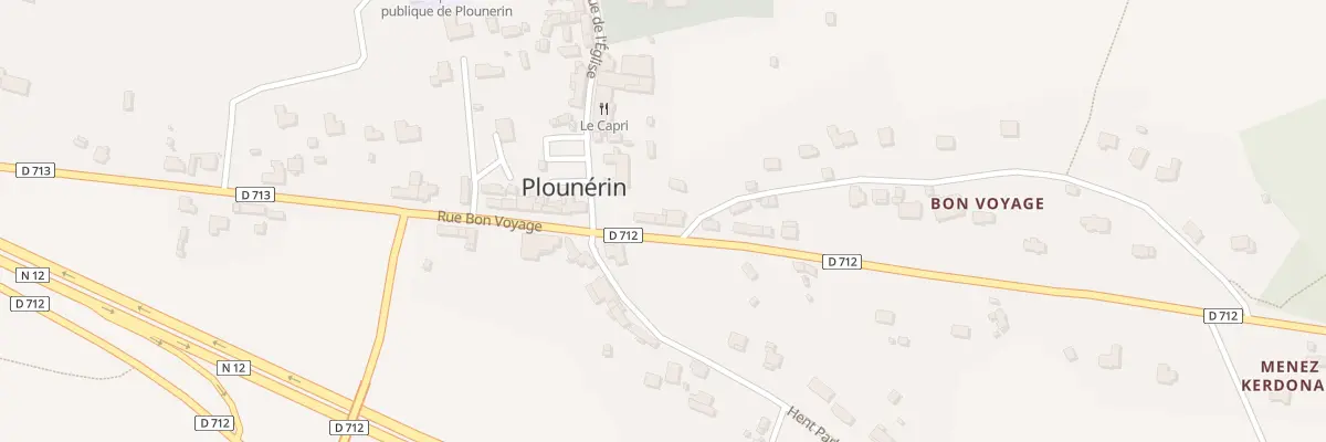 Plan du 30 Rue Bon Voyage à Plounérin