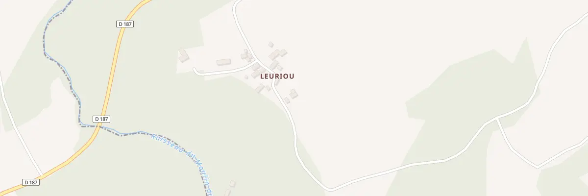 Plan du 5 Leurriou à Langonnet