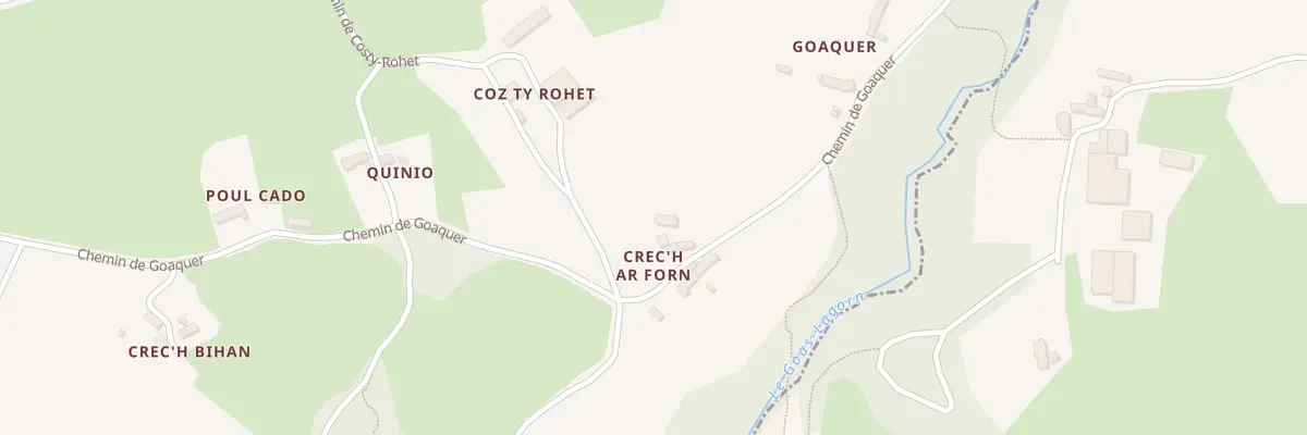 Plan du 5979 Crech An Forn à Trébeurden