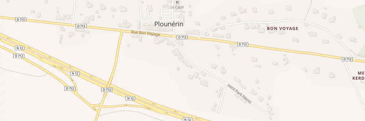Plan du 8 Hent Park Nevez à Plounérin