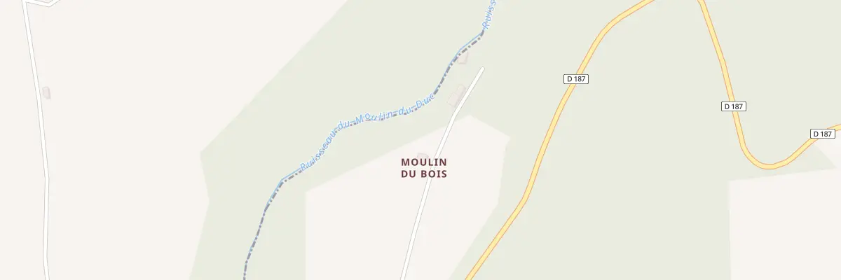 Plan du 1 Moulin du Bois à Langonnet