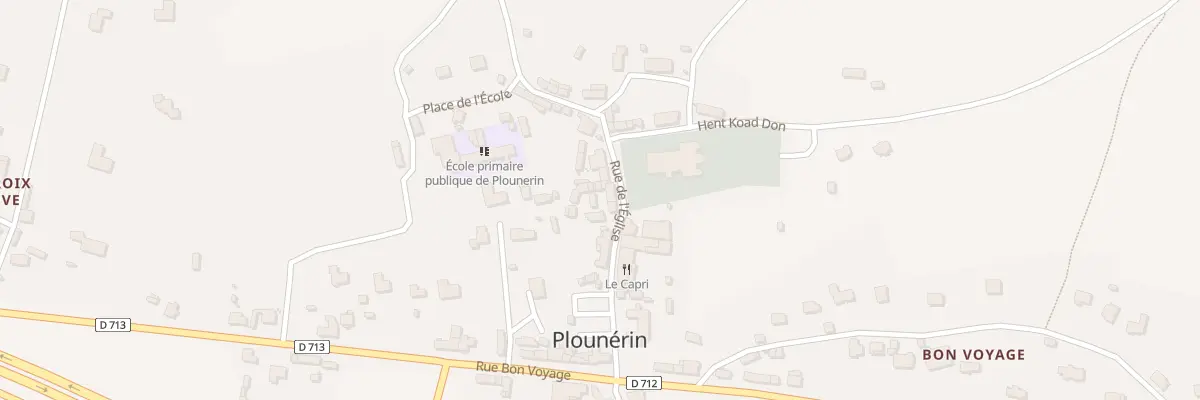 Plan du 13 Rue de l’Église à Plounérin