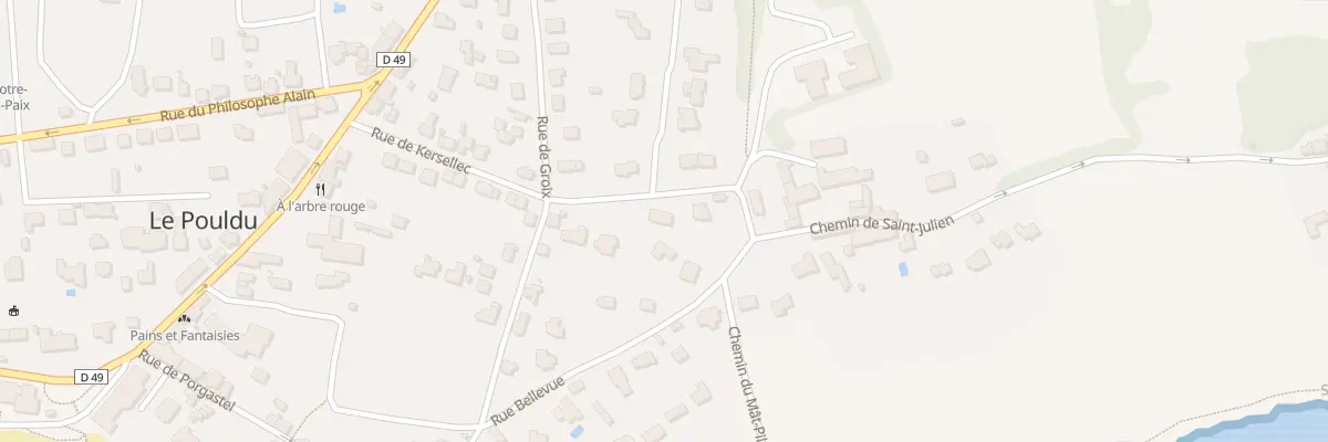 Plan du 24 Rue de Kerzellec à Clohars-Carnoët