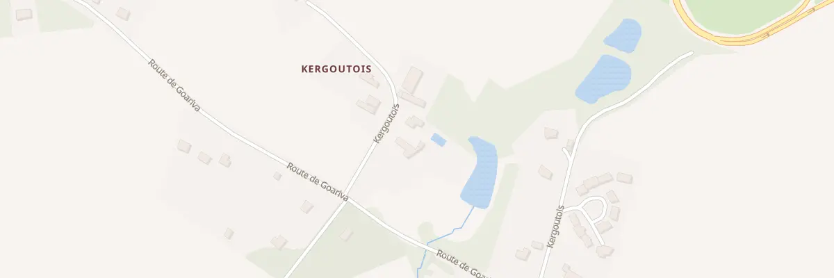 Plan du 20 Kergoutois à Carhaix-Plouguer