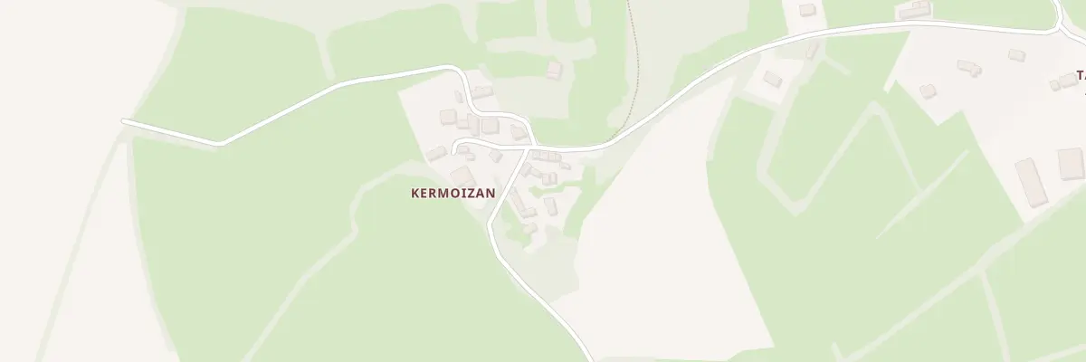 Plan du 8B Kermoysan à Treffrin