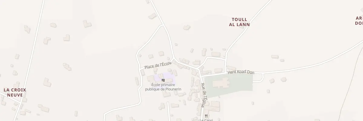 Plan du 22 Rue de l’Église à Plounérin