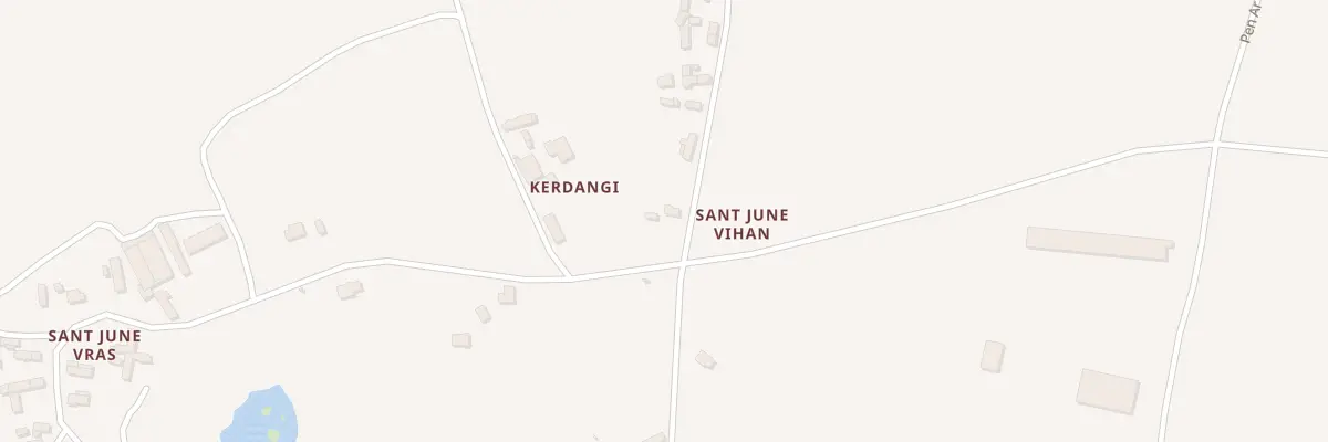 Plan du 9001 Vge Saint Junay Vian à Plounérin