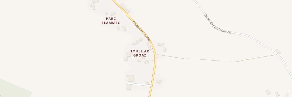 Plan du 24 Rte de Lanvellec à Plouzélambre