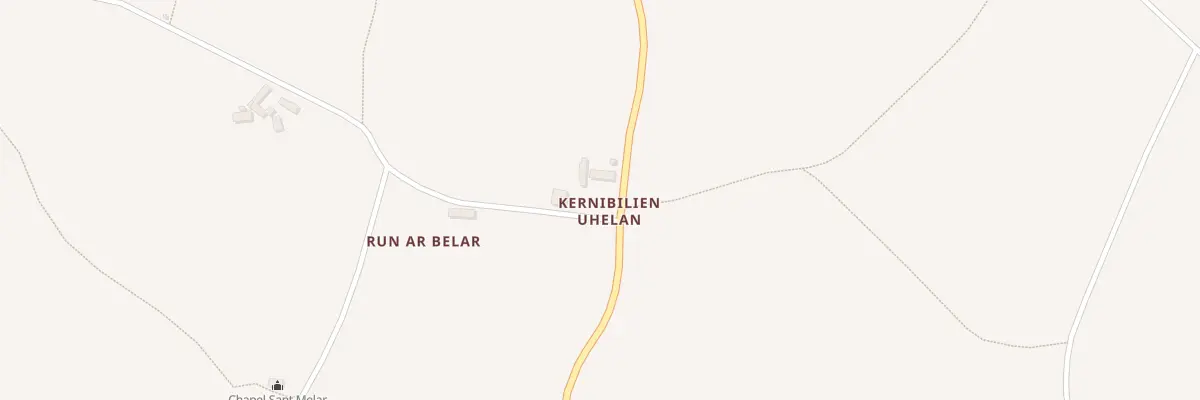 Plan de Kernibilien Uhelañ à Plouzélambre