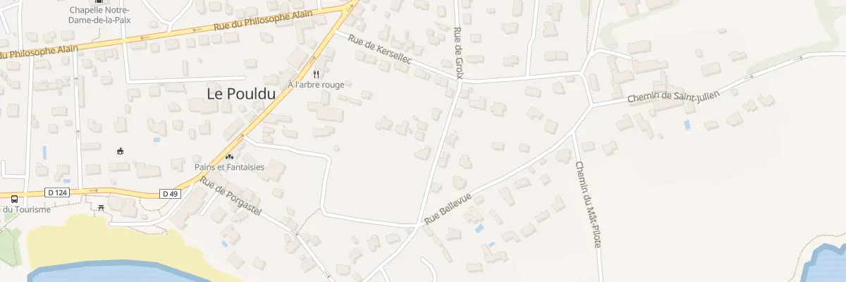 Plan du 9 Rue de Groix à Clohars-Carnoët