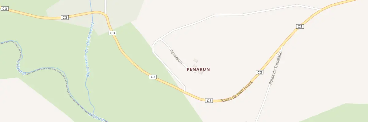 Plan du 5293 Penanrum au Faouët