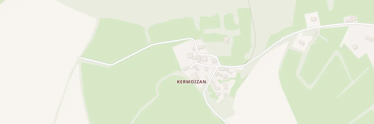 Plan du 5 Kermoysan à Treffrin