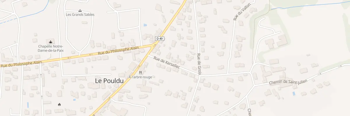 Plan du 7 Rue de Kerzellec à Clohars-Carnoët