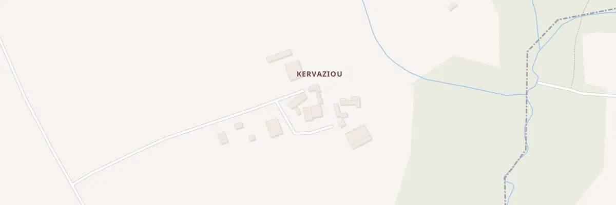 Plan du 506 Kervaziou à Querrien