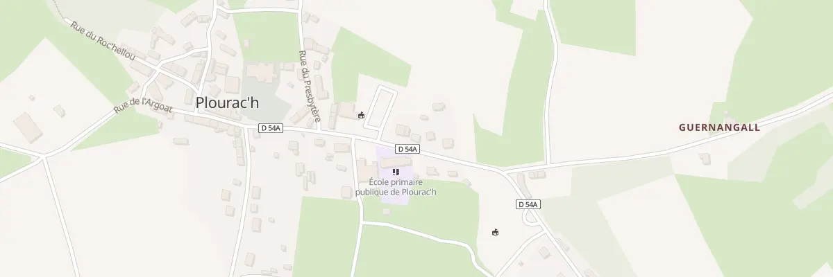 Plan du 6 Rue de l’Argoat à Plourac’h