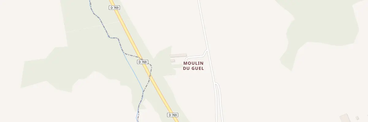 Plan du 5137 Moulin du Guel au Faouët