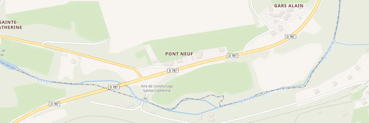Plan du 3 Pont Neuf à Plounévézel