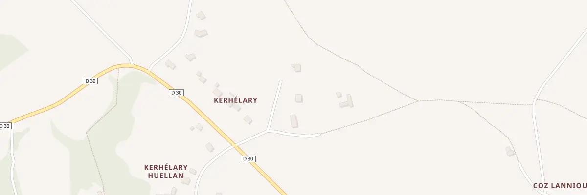 Plan du 6 Ker Herlary à Ploumilliau