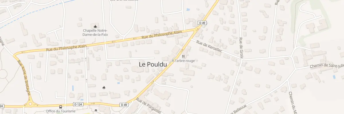 Plan du 21 Rue des Grands Sables à Clohars-Carnoët