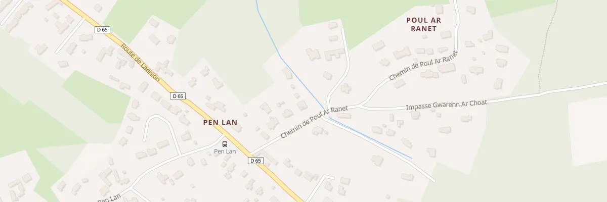 Plan du 7 Che Poul A Ranet à Trébeurden