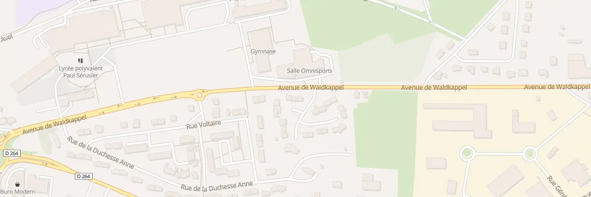 Plan du 4 Rue du Commandant Charcot à Carhaix-Plouguer