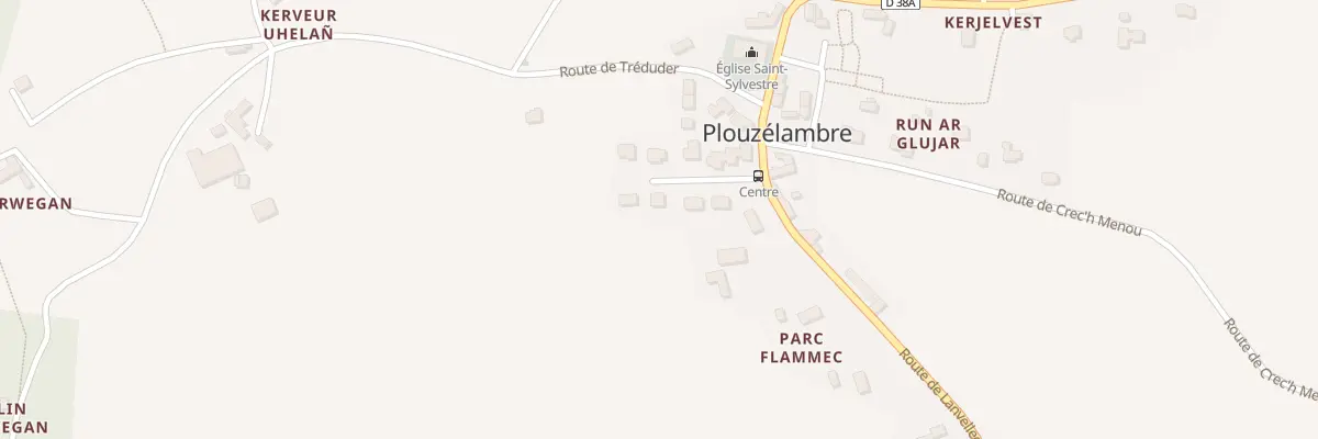 Plan du 5 Ar C’hovel à Plouzélambre