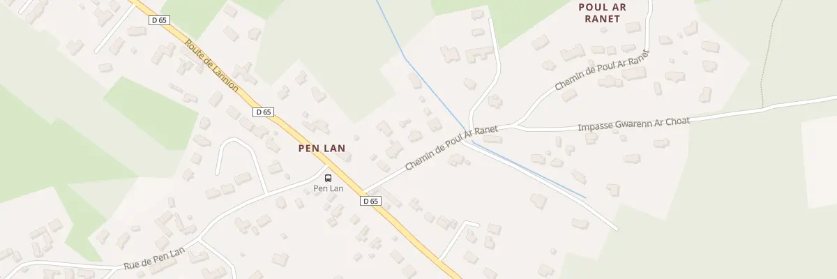 Plan du 5 Che Poul A Ranet à Trébeurden