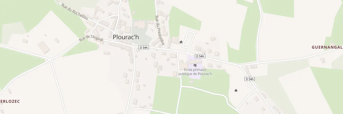 Plan du 7 Rue de l’Argoat à Plourac’h