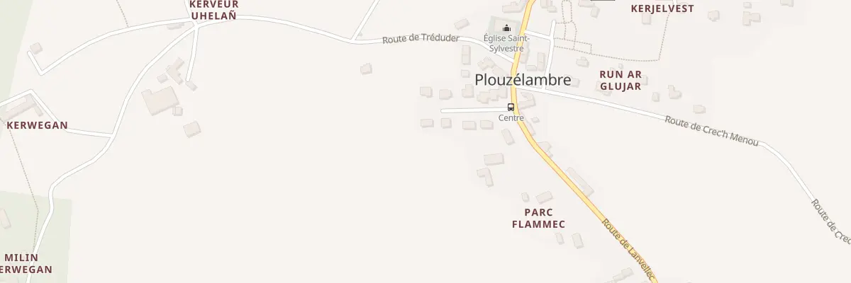 Plan du 7 Ar C’hovel à Plouzélambre