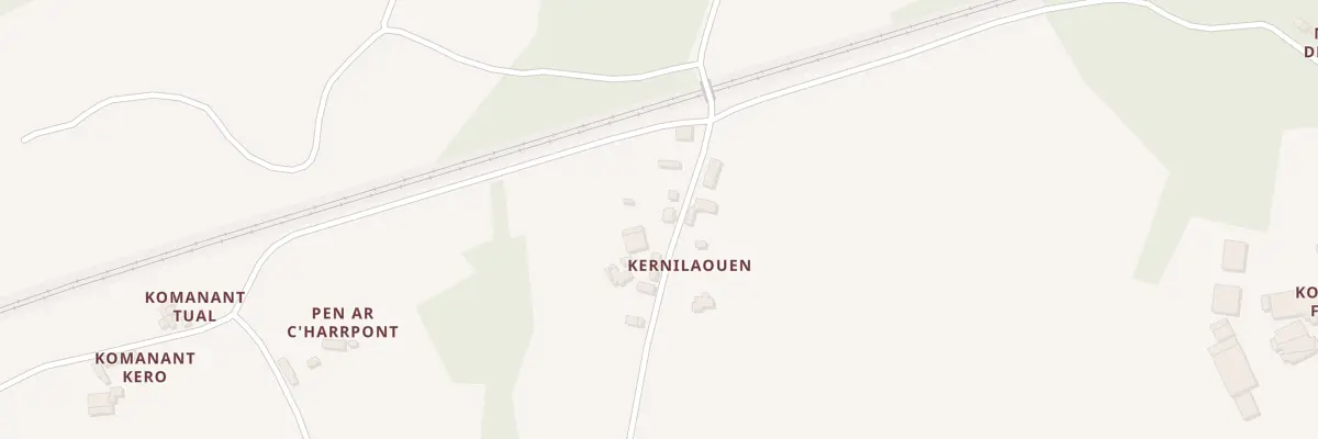 Plan du 5204 Kernilaouen à Plounérin