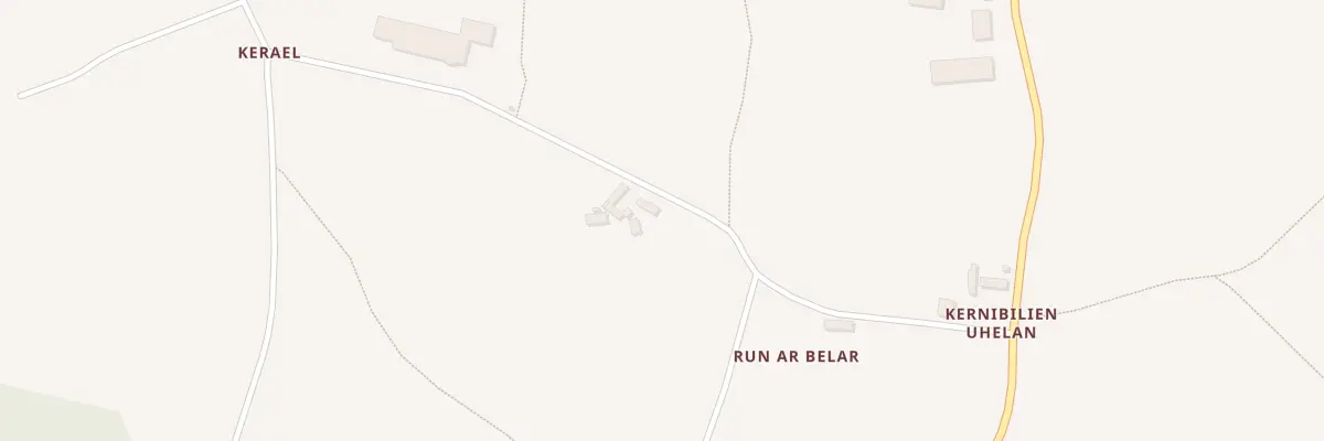Plan du 3 Kerael à Plouzélambre