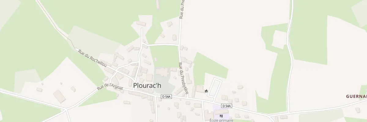 Plan du 10 Rue du Presbytere à Plourac’h