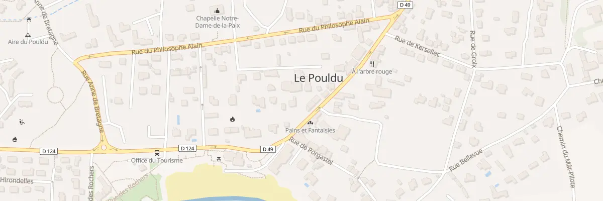 Plan du 5 Rue des Grands Sables à Clohars-Carnoët