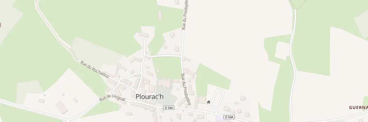 Plan du 12 Rue du Presbytere à Plourac’h