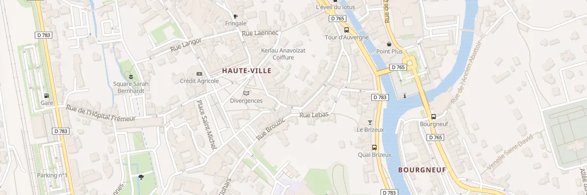 Plan du 36 Rue Alexis Savary à Quimperlé