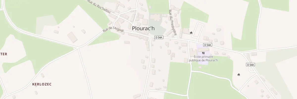 Plan du 6 Rue Kastel Ar Poder à Plourac’h