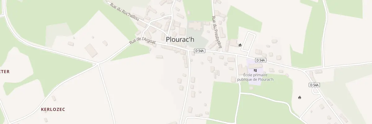 Plan du 4 Rue Kastel Ar Poder à Plourac’h