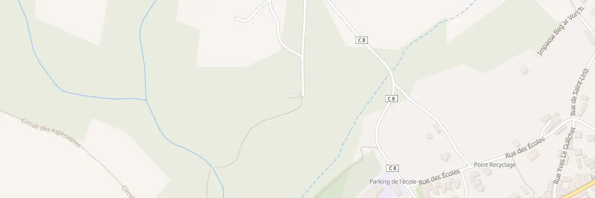 Plan du 5497 Kermini à Lanvénégen