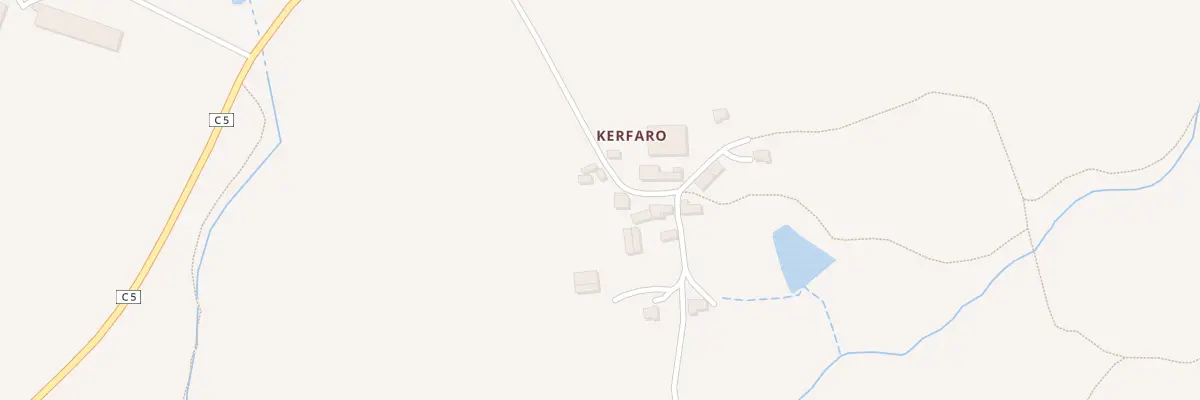 Plan du 456 Kerfaro à Querrien