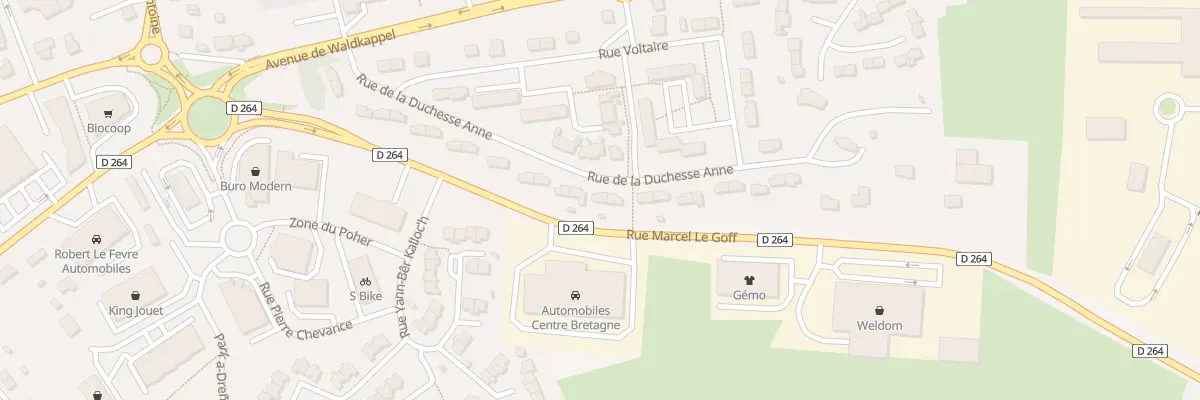 Plan du 32 Rue de la Duchesse Anne à Carhaix-Plouguer