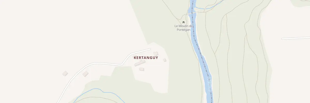 Plan du 6 Kertanguy à Mellac