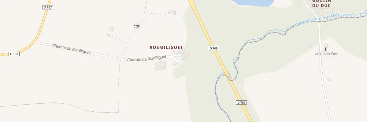 Plan du 5187 Rosmiliguet au Saint