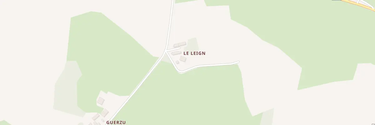 Plan du 3 Le Leign à Carnoët