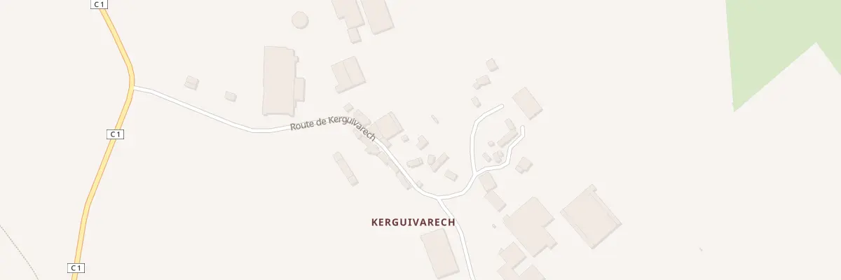Plan du 5343 Kerguivarech à Guiscriff