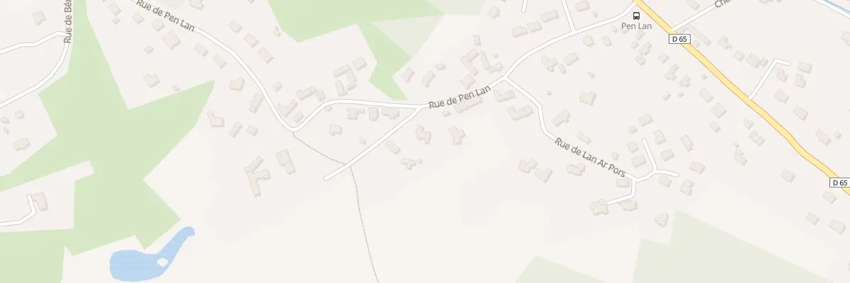 Plan du 36 Rue de Pen Lan à Trébeurden