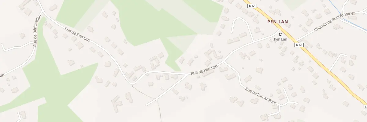 Plan du 25B Rue de Pen Lan à Trébeurden