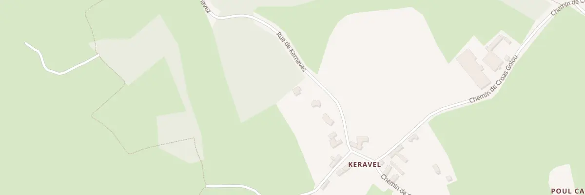 Plan du 92 Rue de Kernevez à Trébeurden