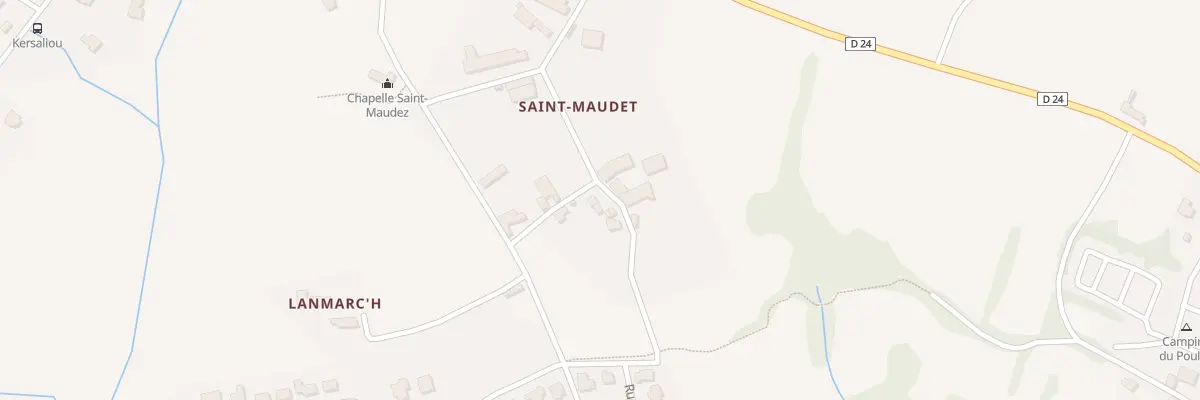 Plan du 1 Saint Maudet à Clohars-Carnoët