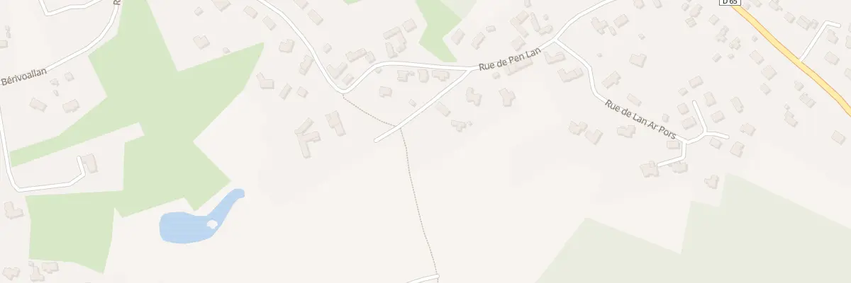 Plan du 34D Rue de Pen Lan à Trébeurden